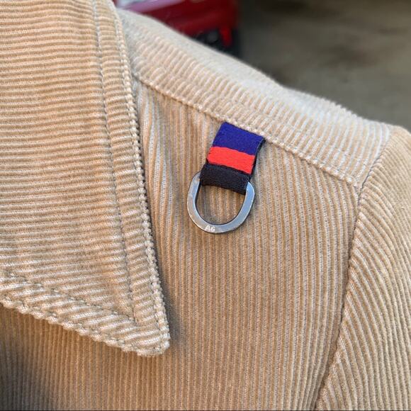 Vintage Corduroy Tan Belted Trench Coat W/ Buttons & Pockets Sz M 🤎 - Picture 8 of 12